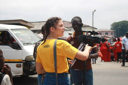 Praktikum als Redakteur in Ghana, Afrika 
