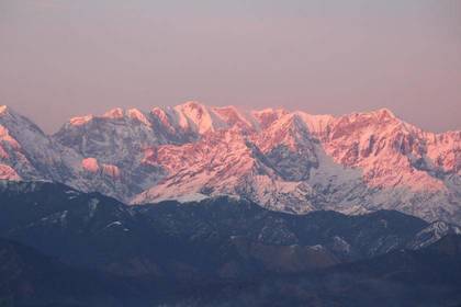 Berge des Himalaya in Nepal