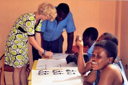 Unterrichten in Ghana
