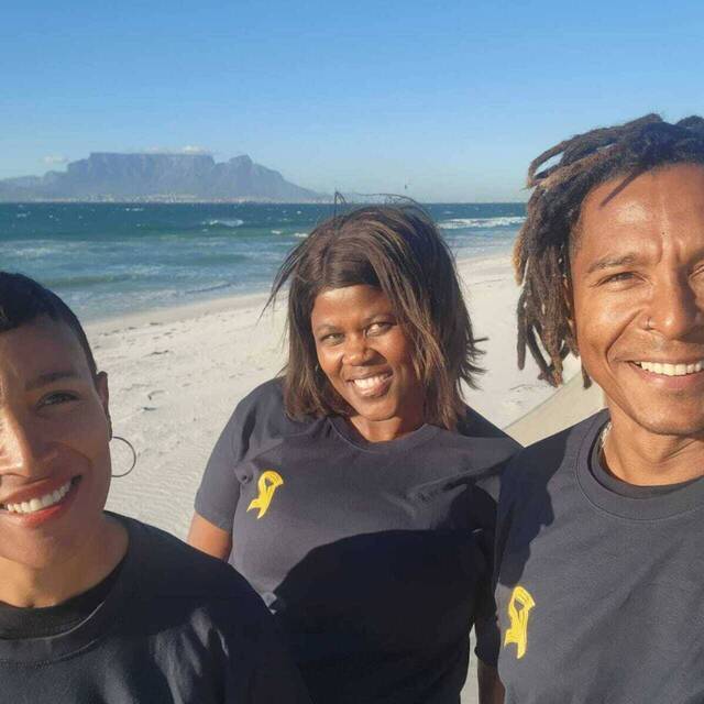 Portrait Team in Kapstadt, Südafrika 
