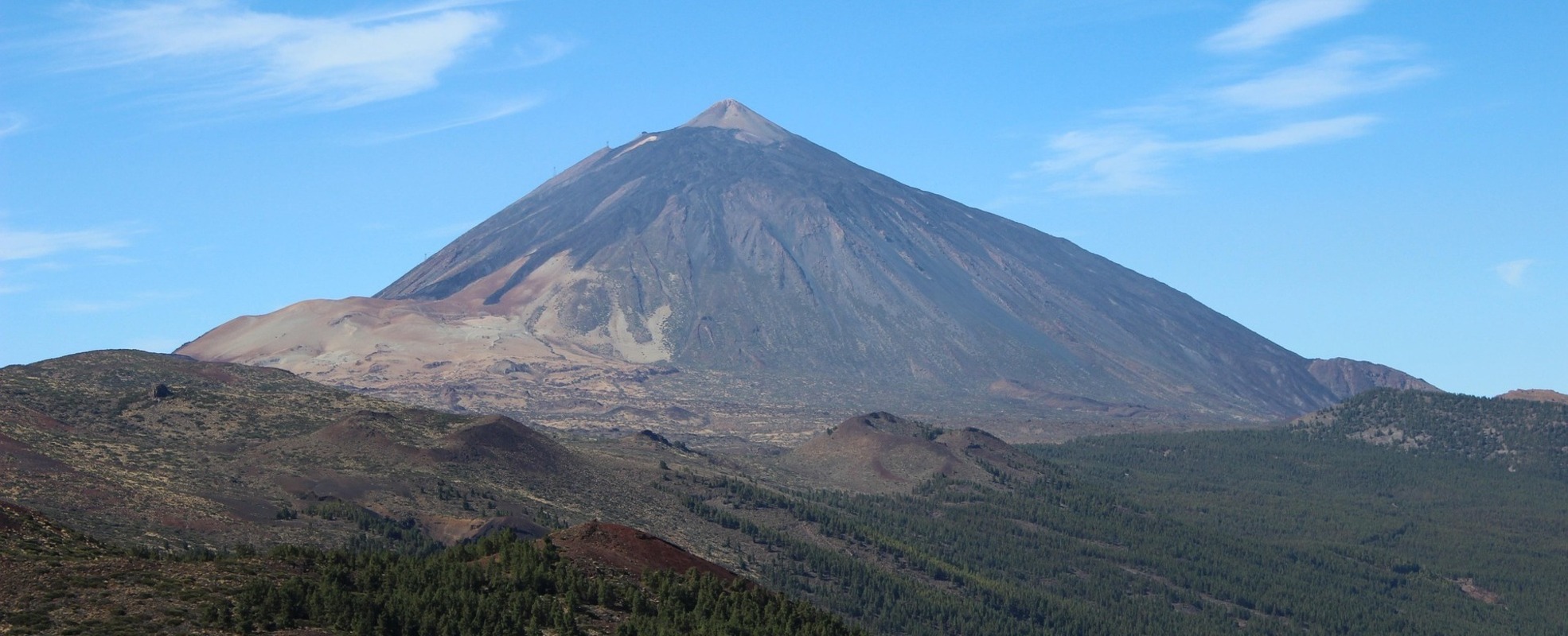 Blick auf den Teide auf Teneriffa