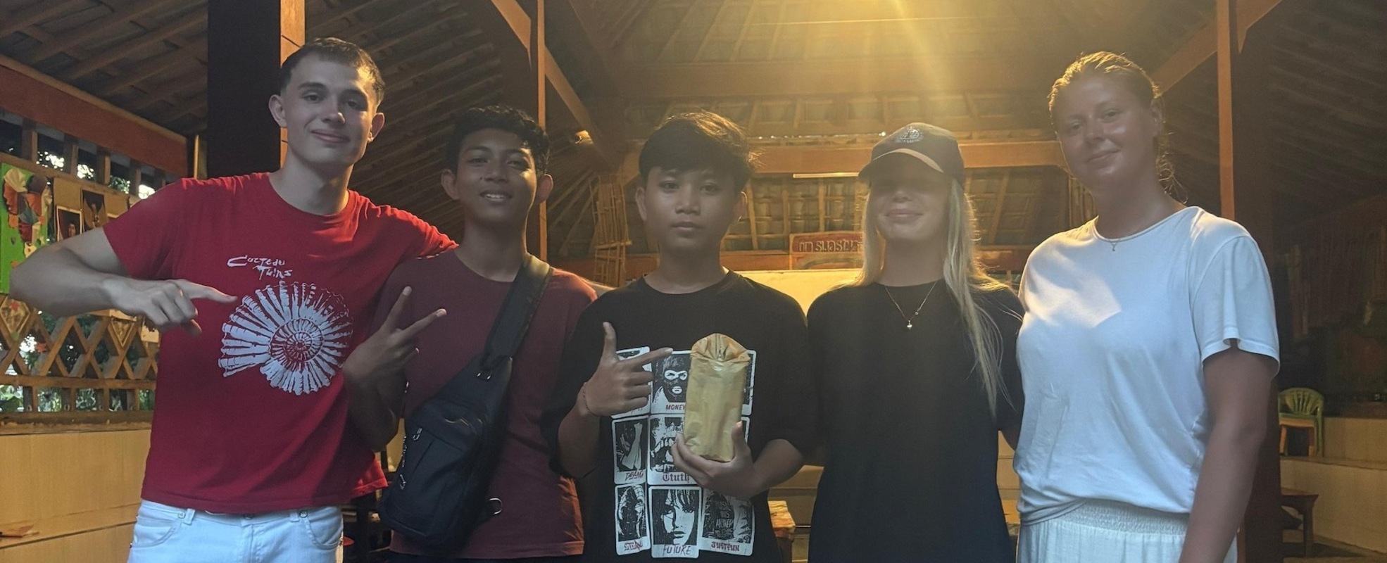 Volunteers und Team auf Bali