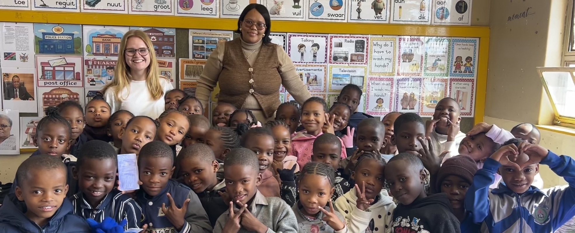 Grundschulkinder Namibia