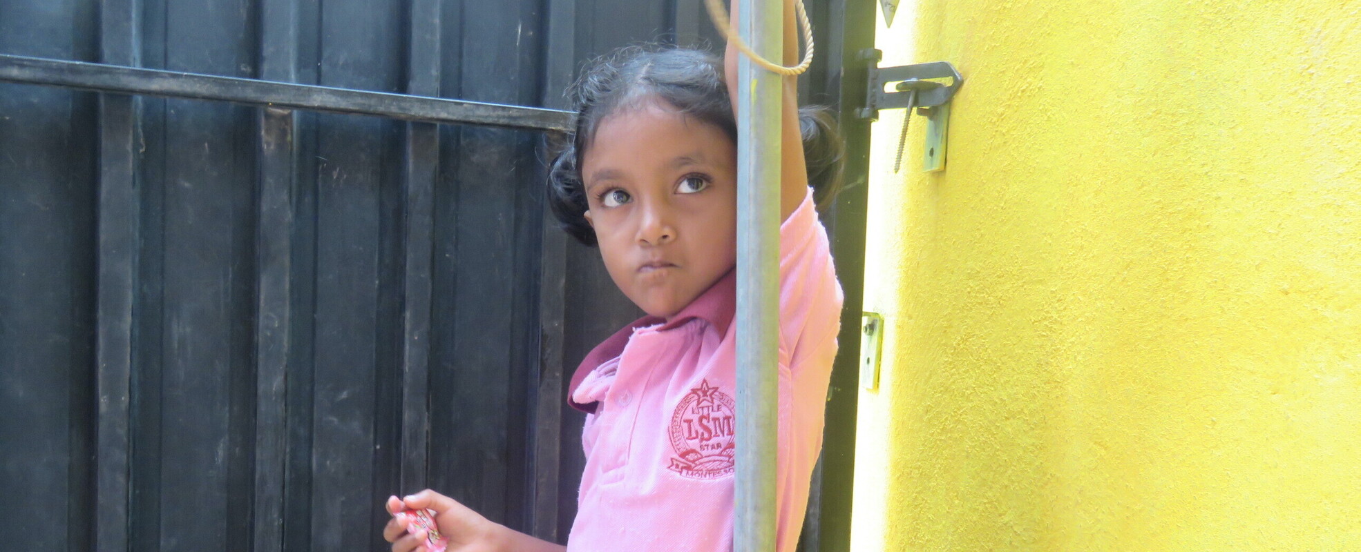 Kind beim Projekt in Sri Lanka