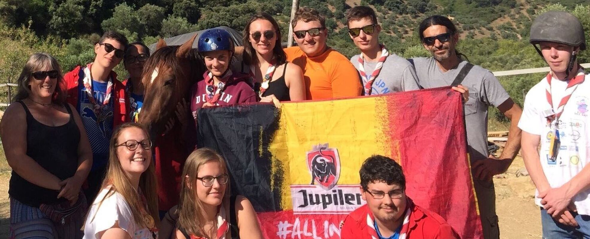 Volunteergruppe in Andalusien