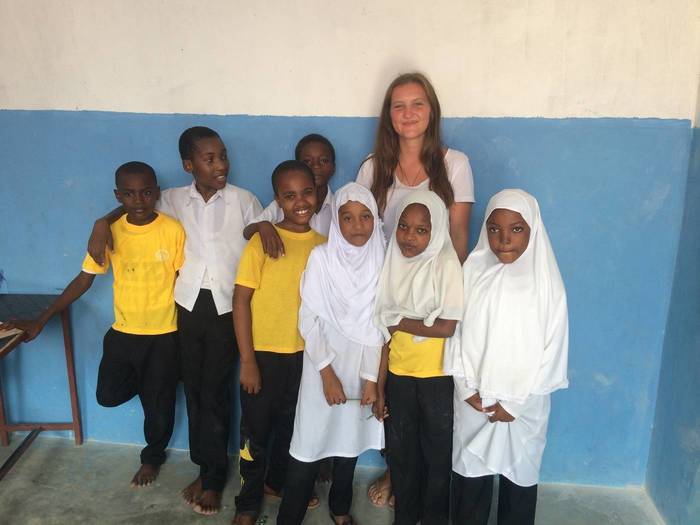 Volunteering in a school in Tanzania