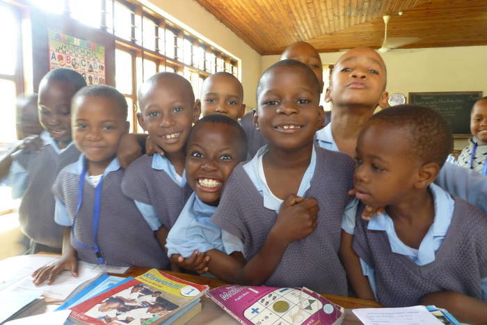 Volunteering at primary school in Tanzania