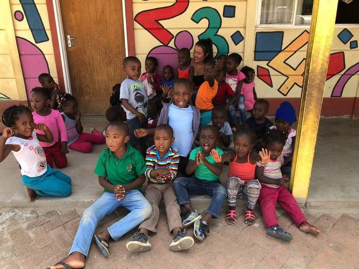 Volunteer work in kindergarten in Namibia