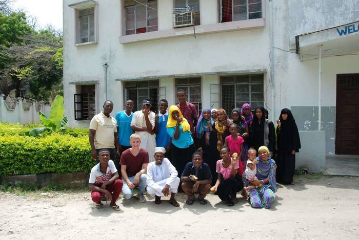 Volunteering at the youth center in Zanzibar
