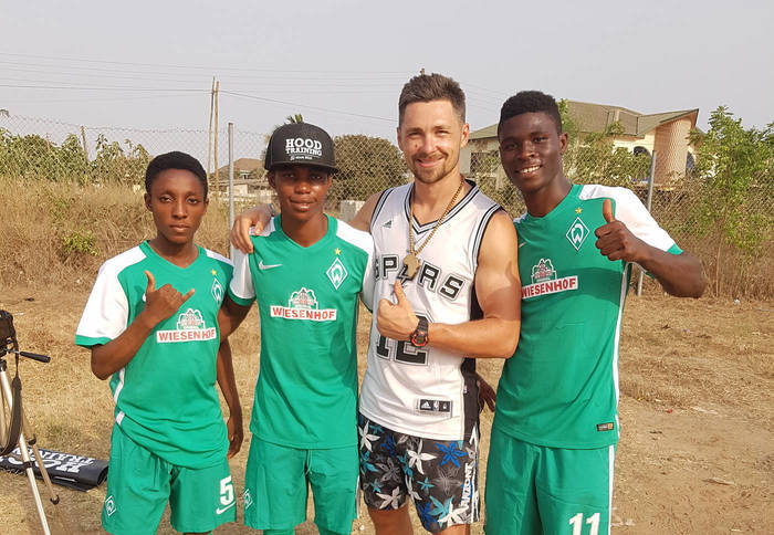 My football volunteering in Ghana