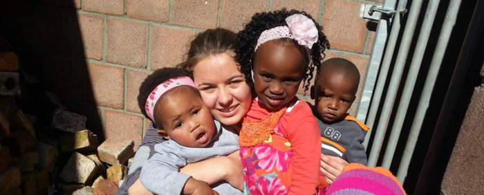 Volunteering in a daycare center in Cape Town