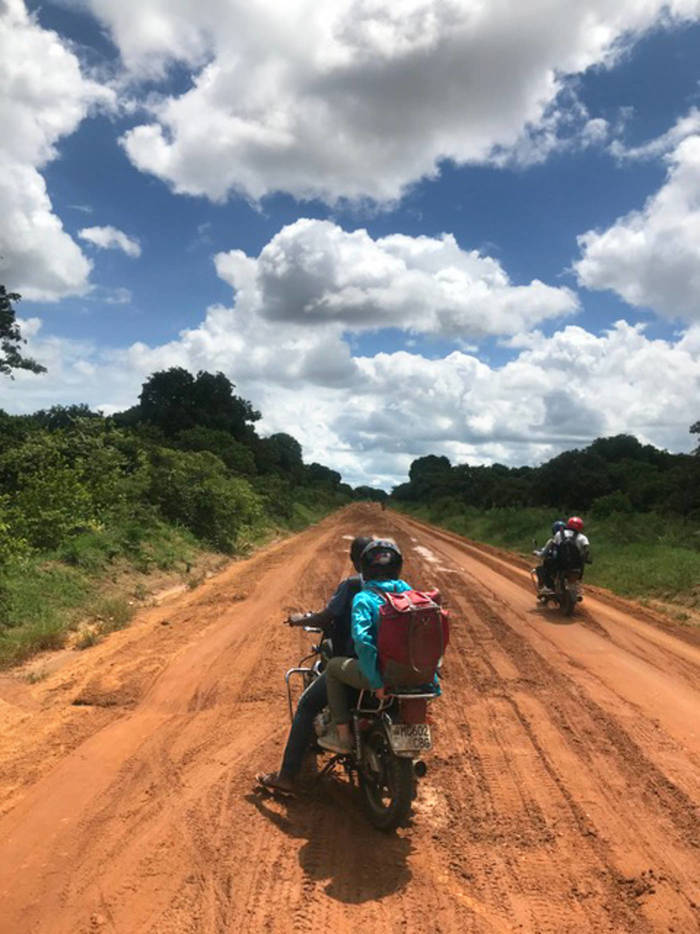 Motorcycle tour between Ndanda and Mtwara