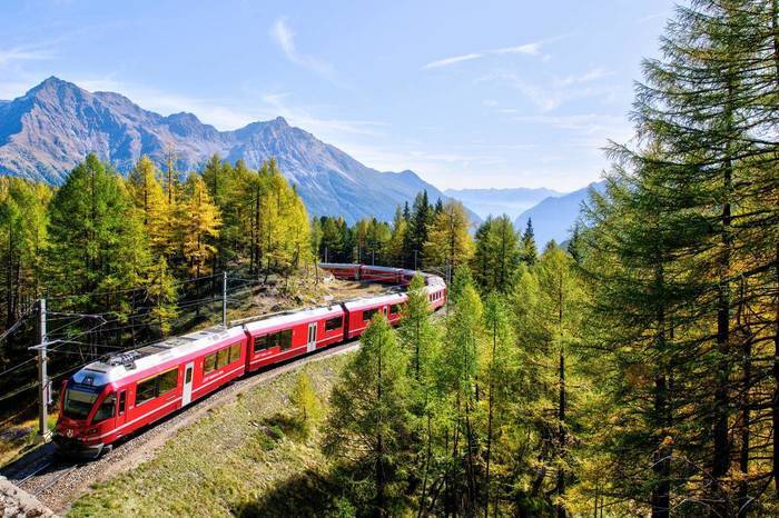 Climate-friendly train journey