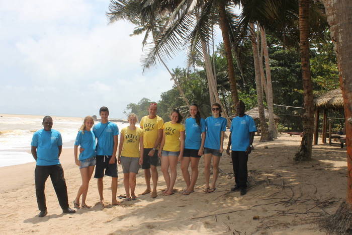 Committed volunteers for sustainable projects in Ghana