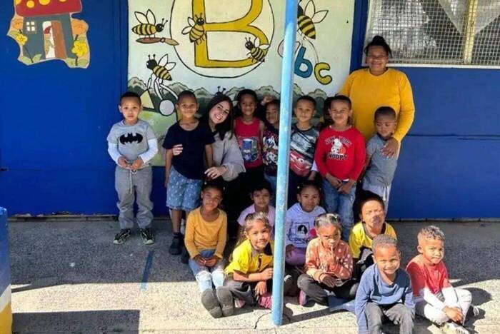 Julia im Children Center in Südafrika