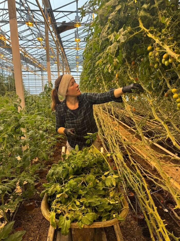 Sofia im Eco Village in Island