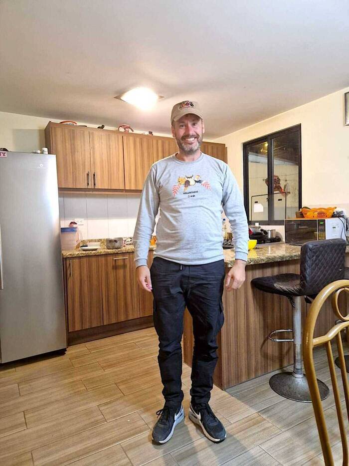 Andre im Tierschutz-Projekt in Ecuador