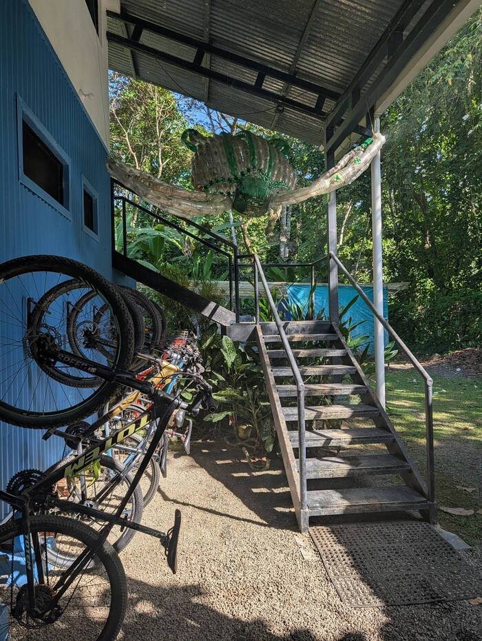 Susanne als Volunteer im Naturreservat am Pazifik