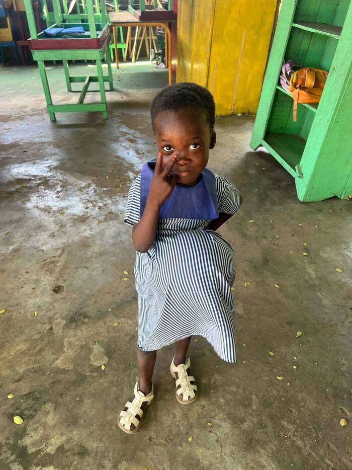 Emilia als Volunteer im Straßenkinder Projekt in Ghana