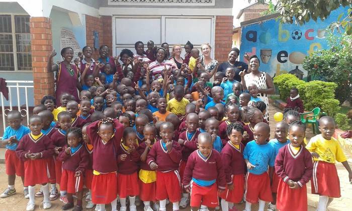 Kindertagesstätte in Uganda