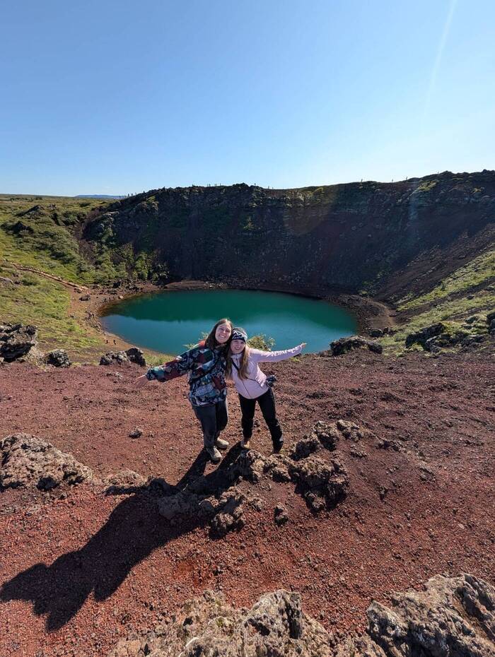 Volunteers in Islands Landschaft