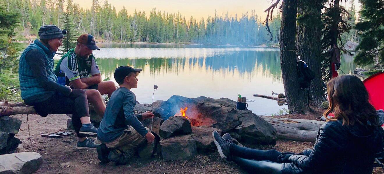 Campfire in Sweden