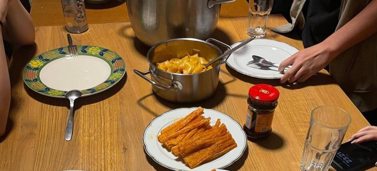 Abendessen in Island