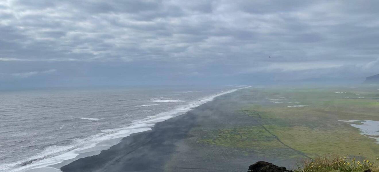 weite Küste von Island