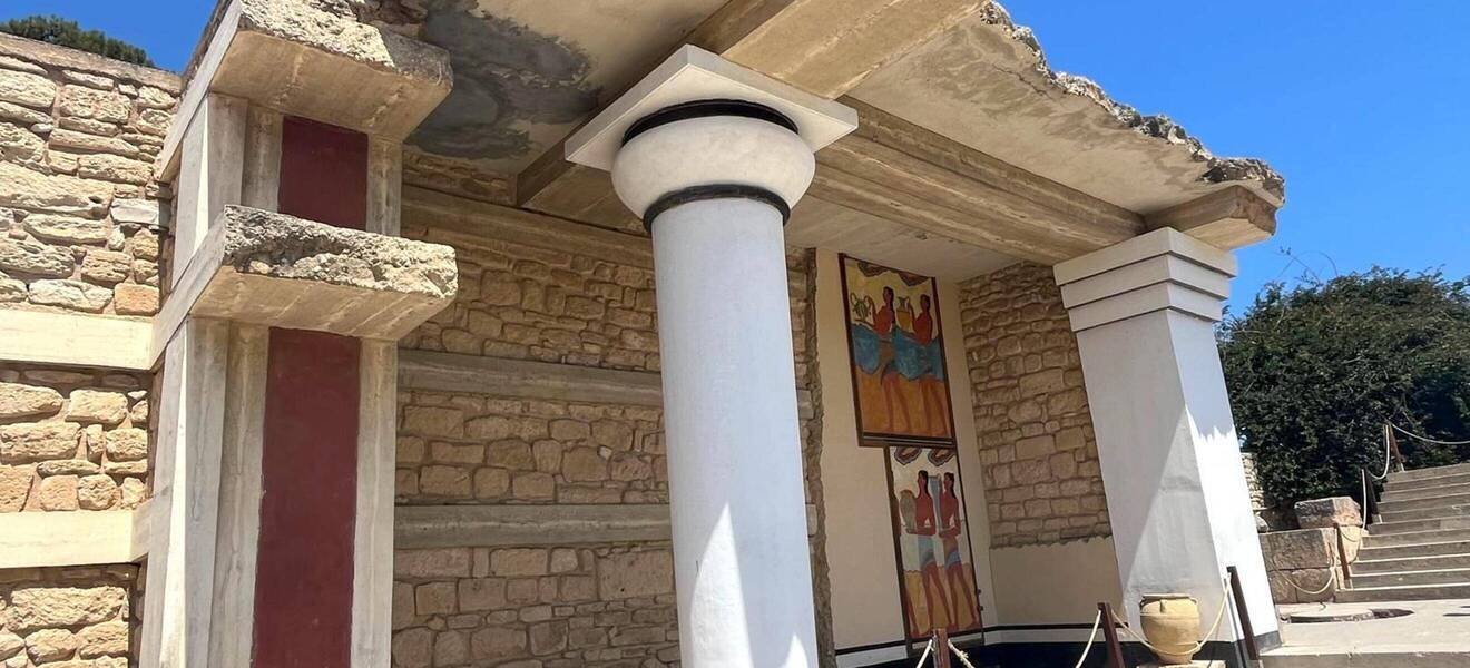 Palast von Knossos auf Kreta
