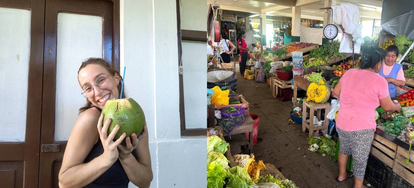 leckeres, frisches Angebot in Peru