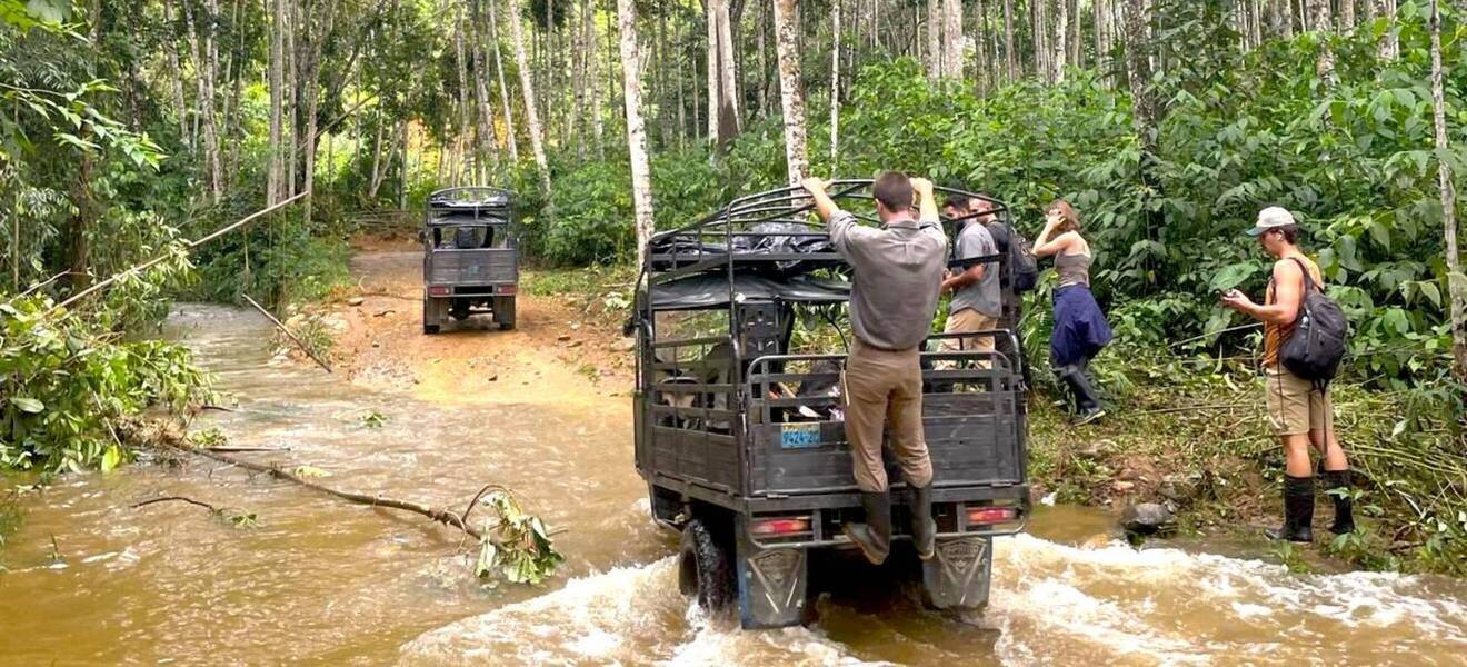 unterwegs im Amazonas Regenwald in Peru