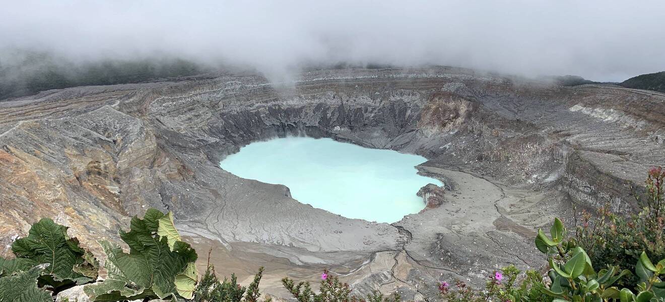 Krater des Poás Vulkan