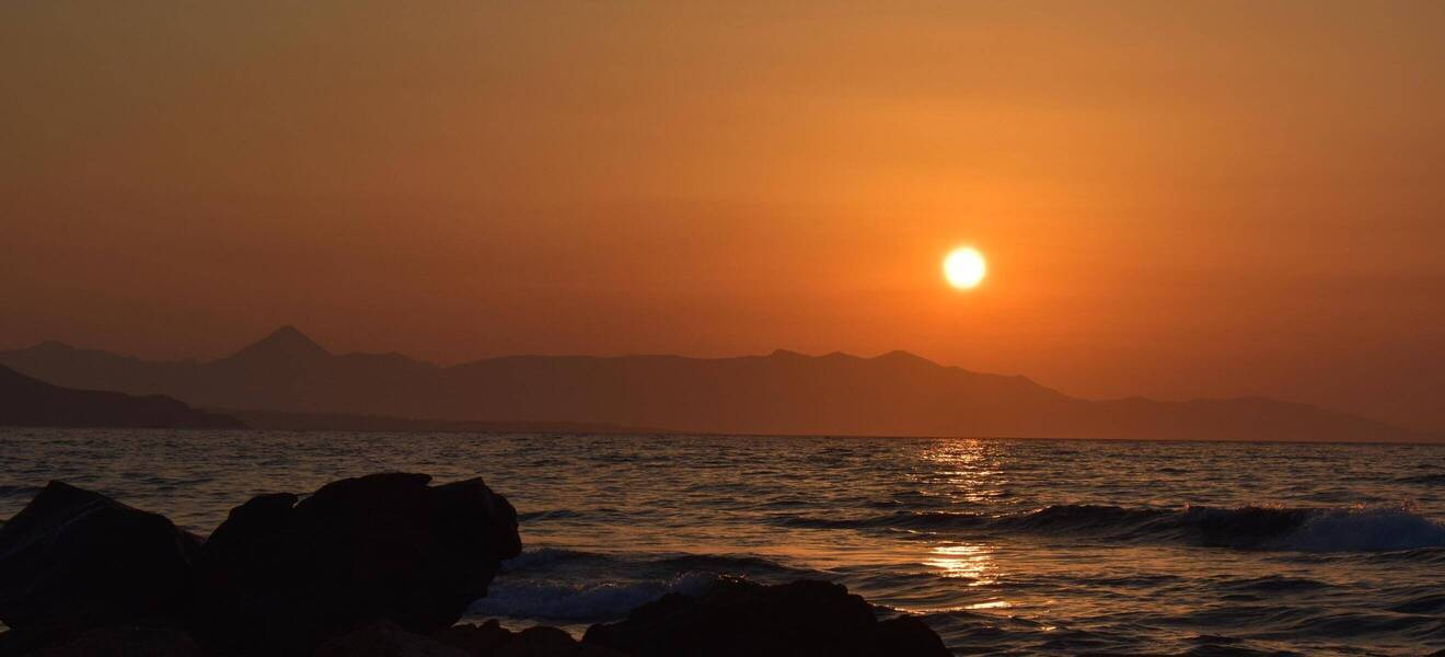 Sonnenuntergang auf Kreta