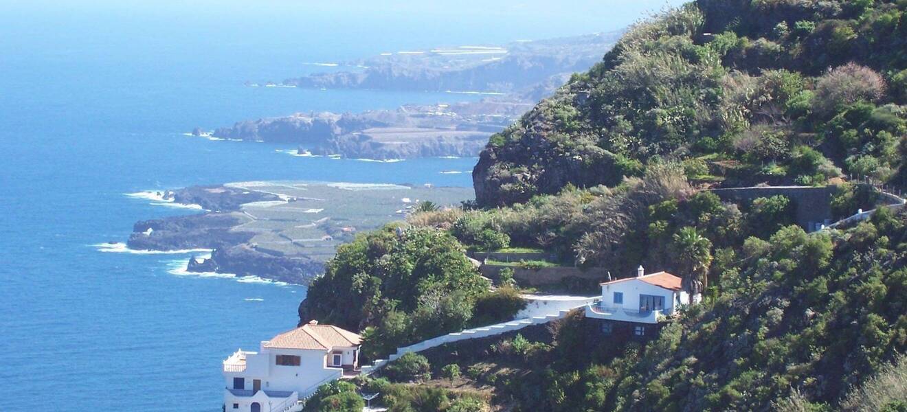 Blick über die Küste Teneriffas