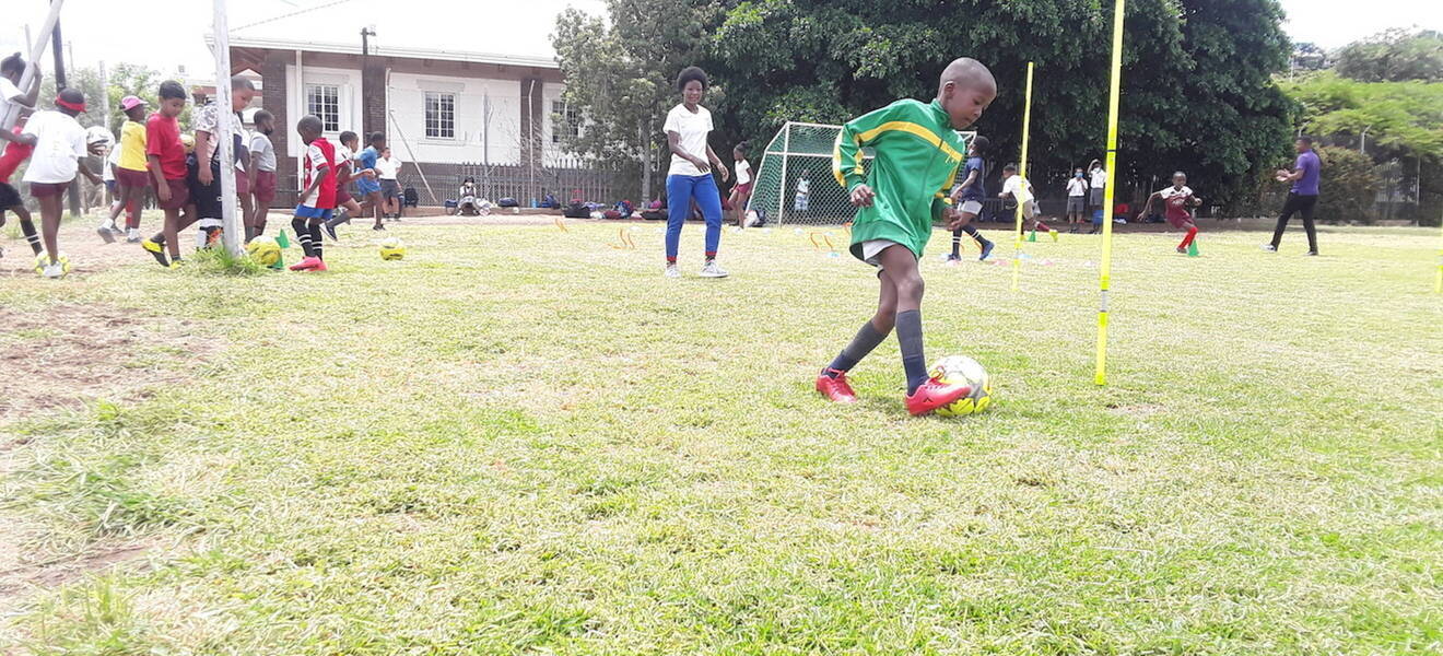 Fußball spielen in Namibia