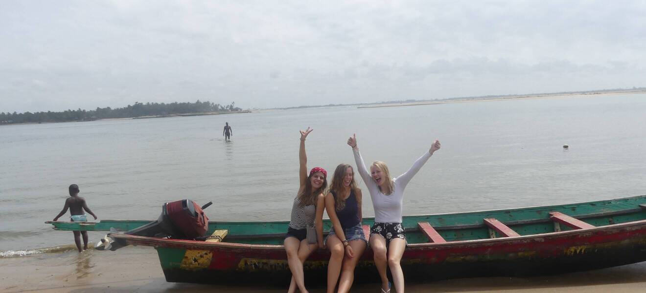 Lisa im Medizin Praktikum in Ghana