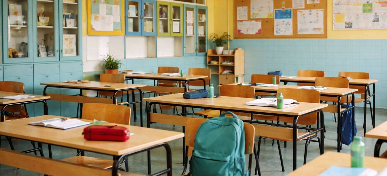 Leeres Klassenzimmer