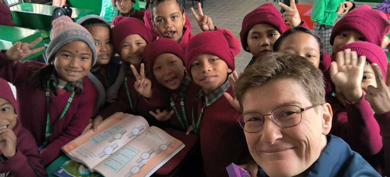 Best Ager im Projekt "Unterrichten in Nepal"