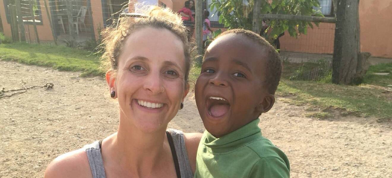 Freiwillige beim Volunteering in Afrika