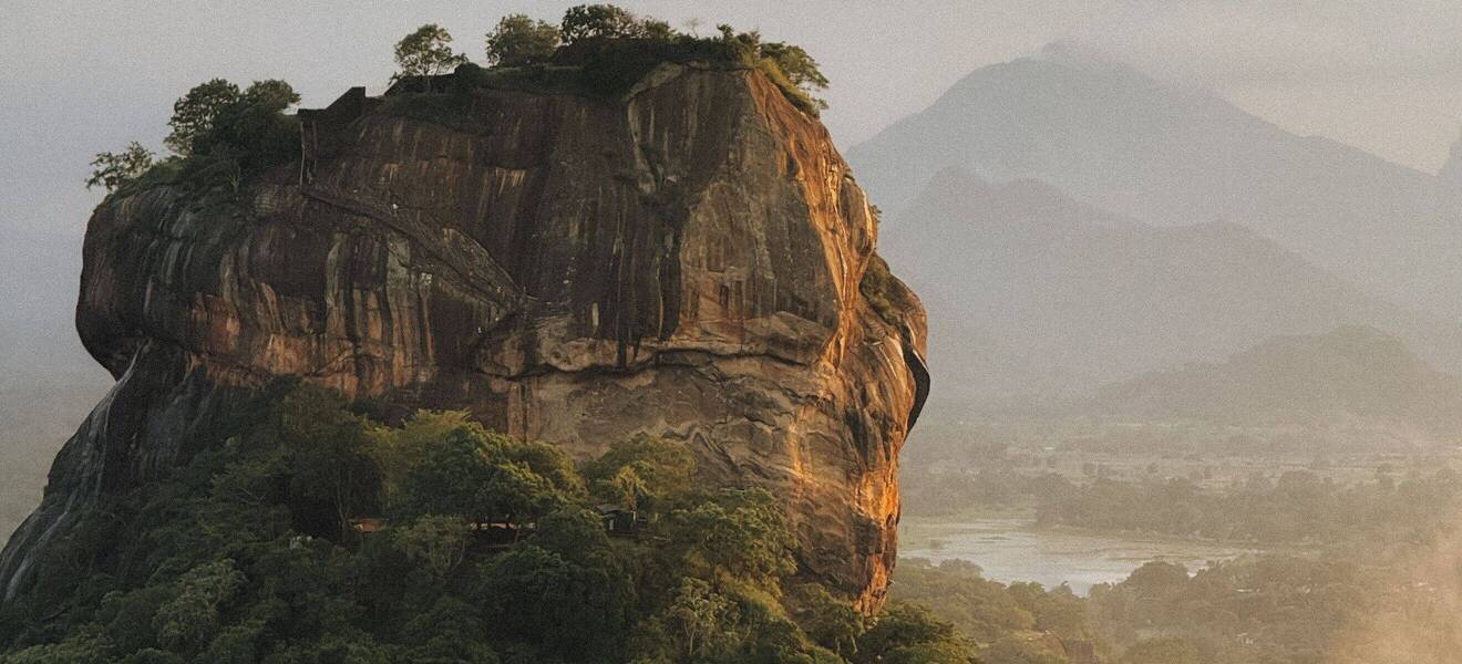 Lion's Rock in Sri Lanka