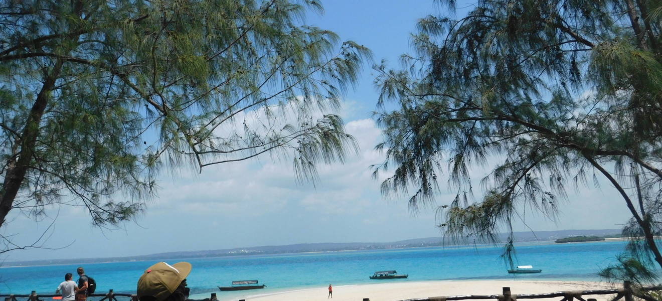 White sandy beaches in Zanzibar