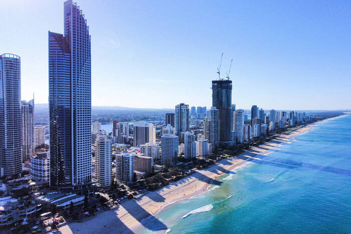 Gold Coast Skyline Australien
