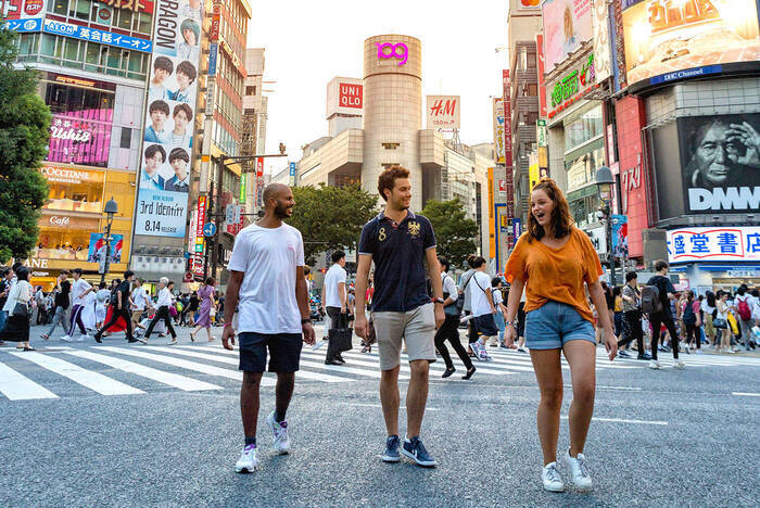 Shibuya-Kreuzung in Tokio
