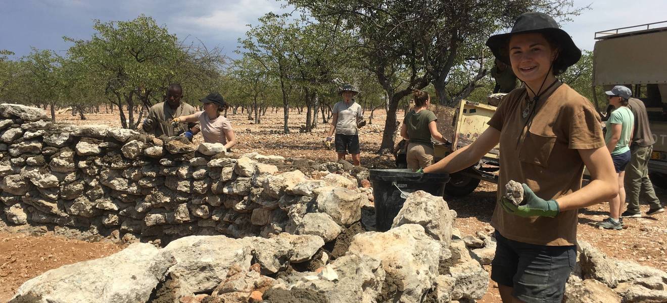 Projektbeginn in Damaraland