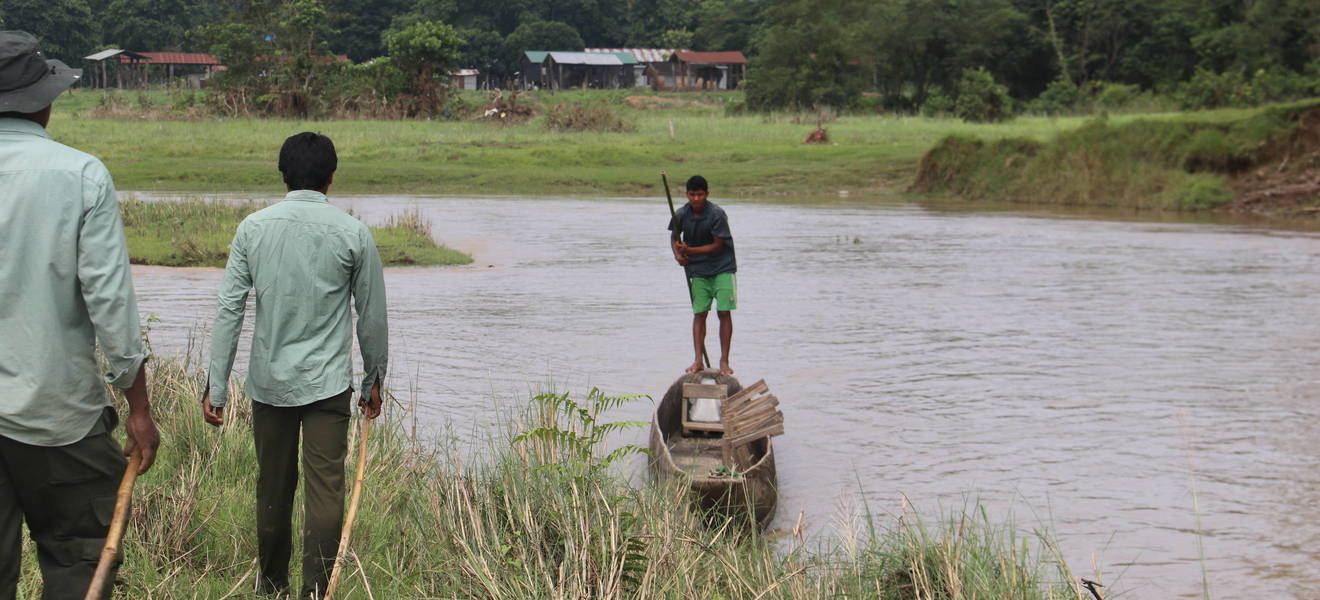 Orientierung in Chitwan