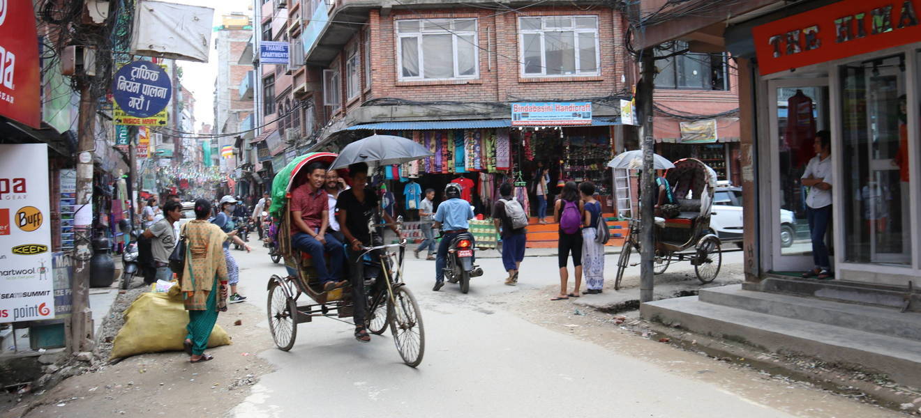 Ankunft in Kathmandu