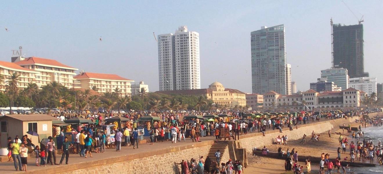 Ankunft in Sri Lanka