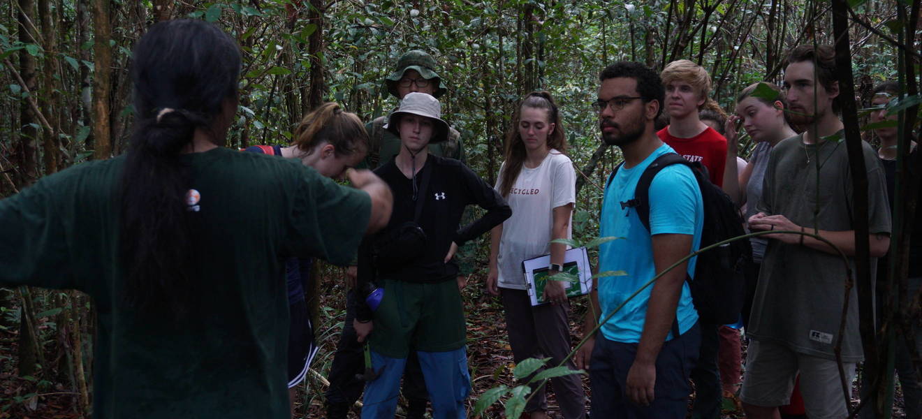 Orientierungsprogramm auf Borneo