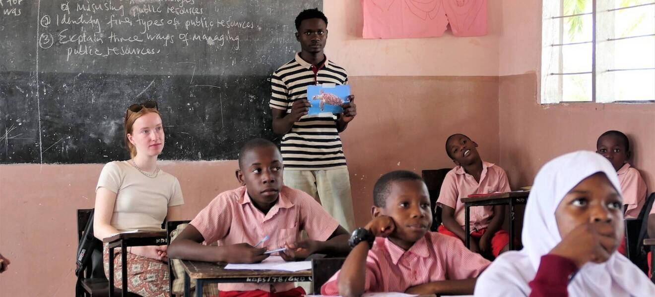 Volunteers im Schildkröten Projekt in Tansania