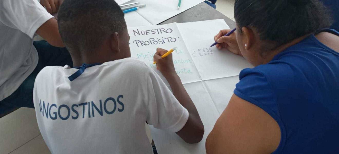 Arbeit im Umweltprojekt